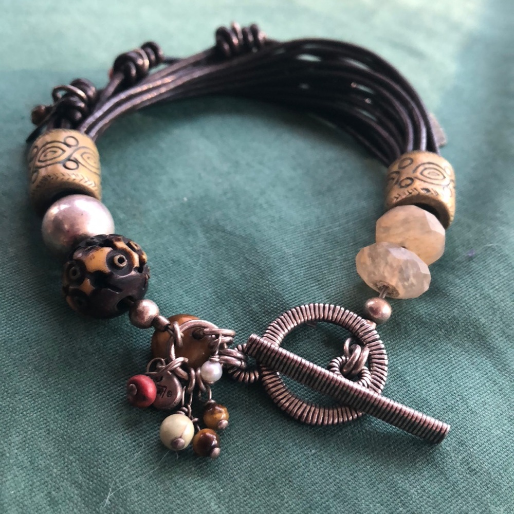✨SUPER RARE ✨ Silpada Cord Charm Bracelet